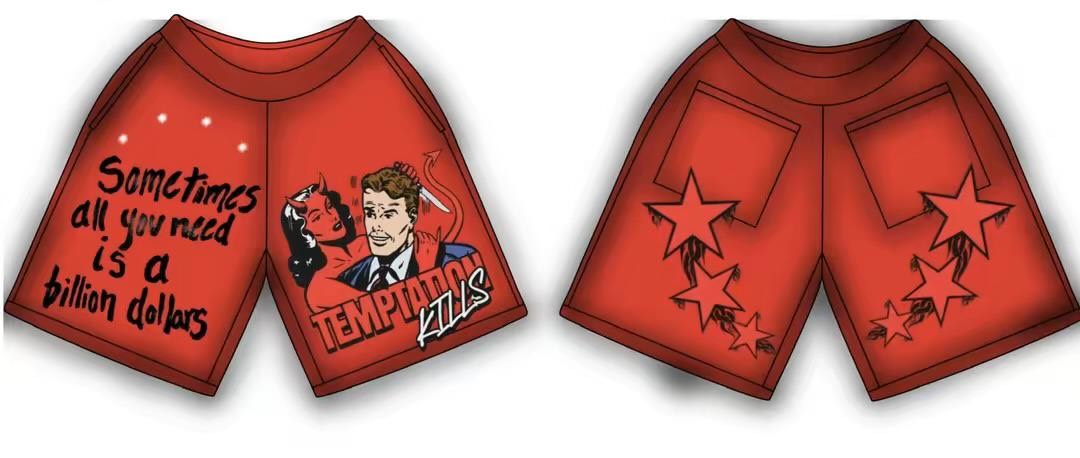 Temptation Kills Shorts